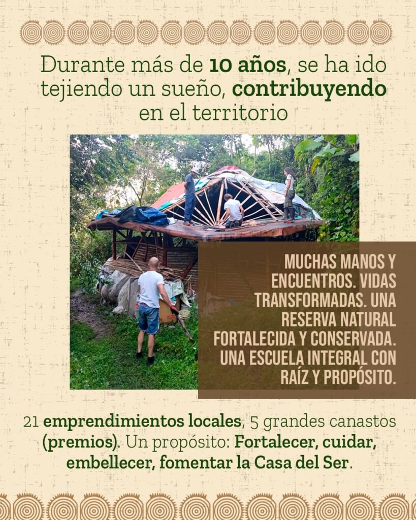Minga y Rifa Colaborativa: Casa del Ser